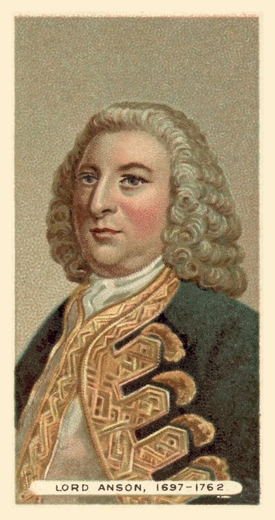 Lord Anson, 1697-1762 door English School